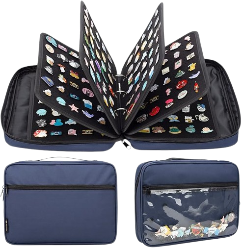 Pins Collection Storage Organizer Case